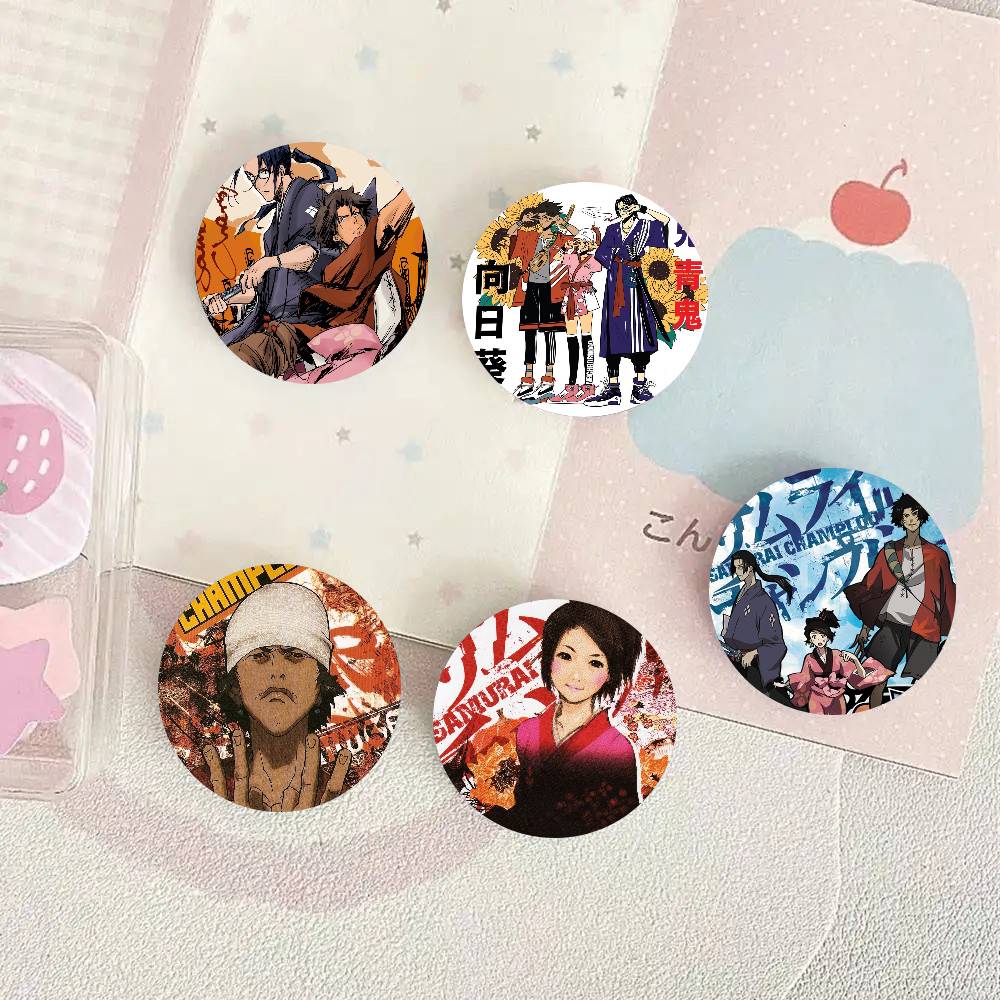 Vintage Cartoon Collectible - Vintage Samurai Champloo Anime Pins Brooch