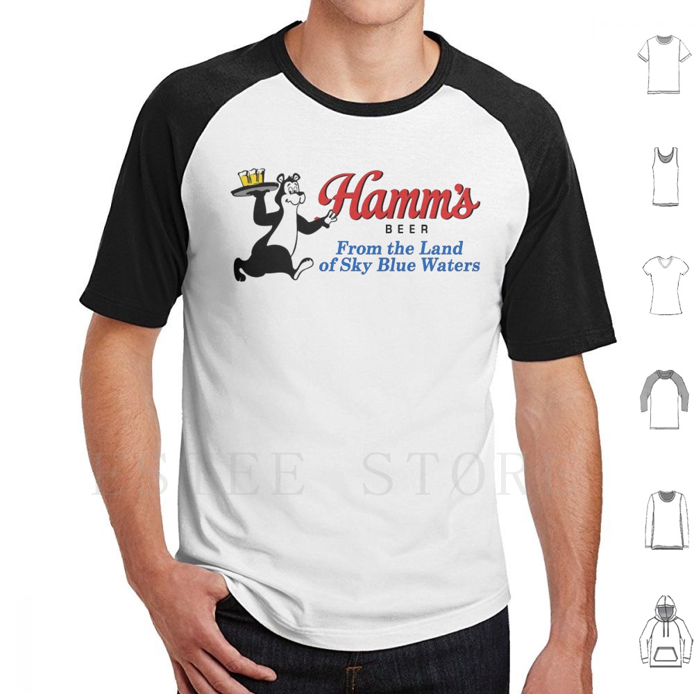Vintage Collectible Bears - Hamm's Beer Bear Design T Shirt