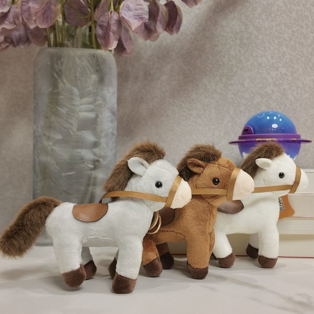 Vintage Cartoon Collectible - Chinese Style Vintage Pony Keychain Mascot