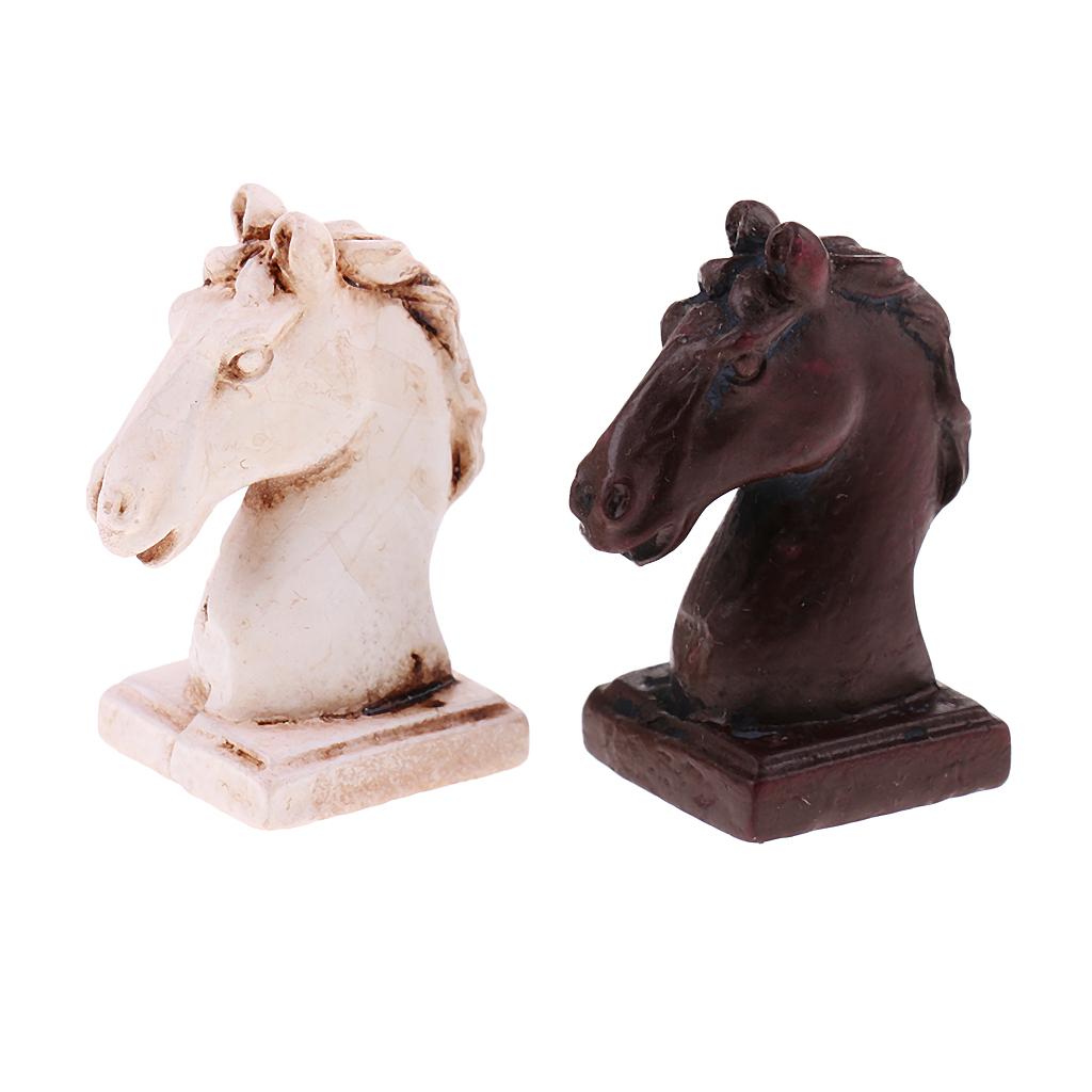 Vintage Collectible Board Games - Vintage Chess Game Resin Folding Leather