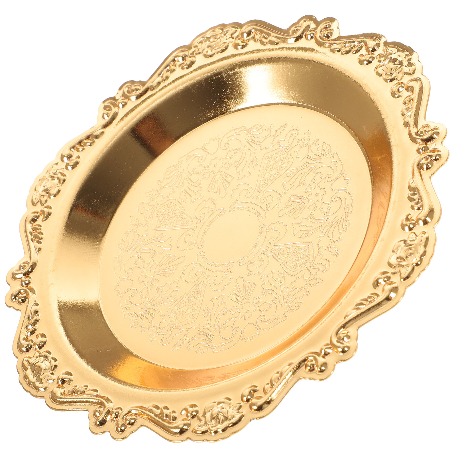 Collectible Vintage Photos - Copper Vintage Jewelry Tray Decorative Round