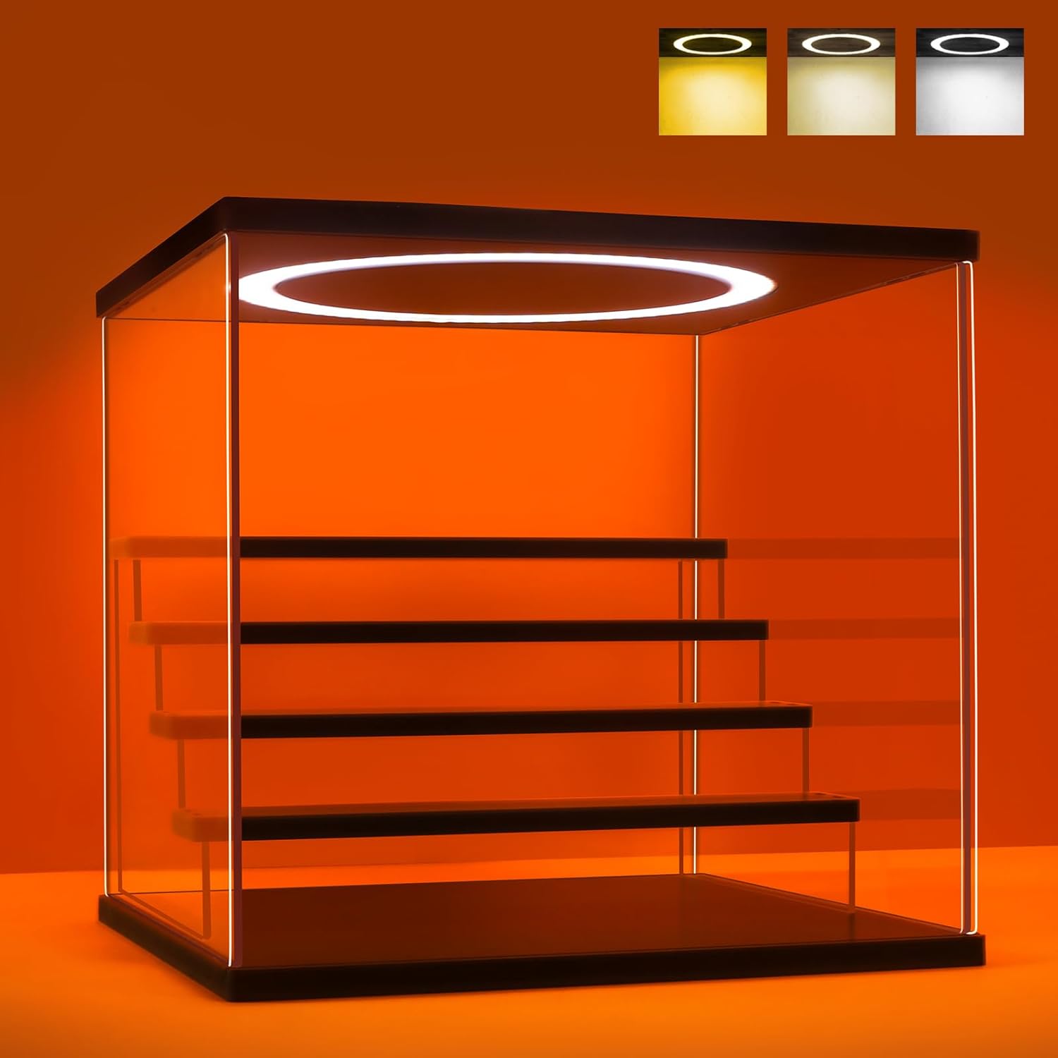 Collectible Collection - Acrylic Display Case with Adjustable LED