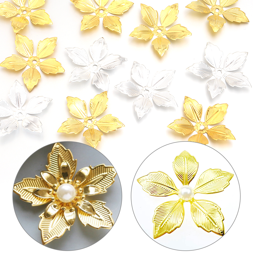 Vintage Jewelry Collection - 30pcs Vintage Gold Silver Colors Flowers