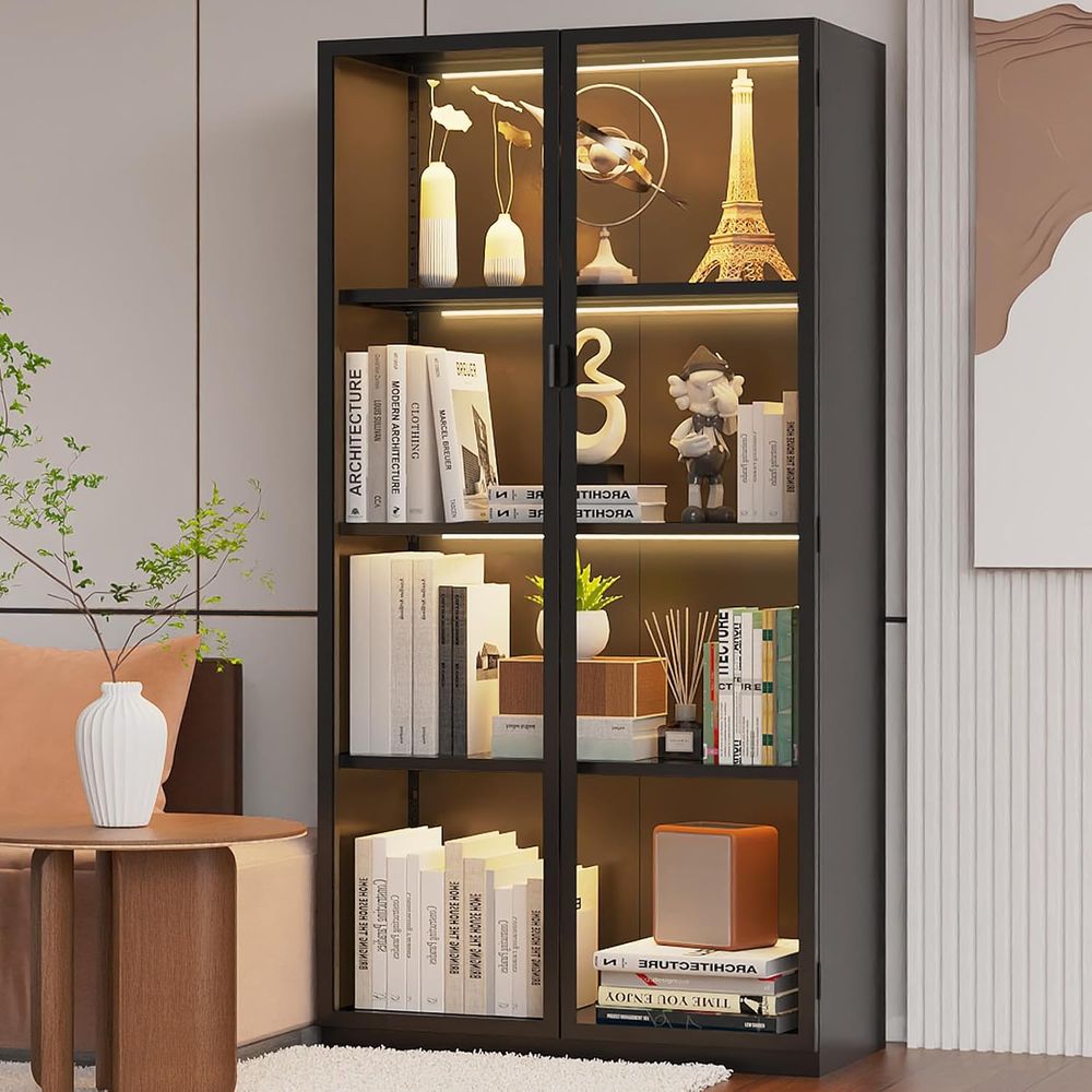 Collectible Collection - 63 Tall Glass Display Cabinet with