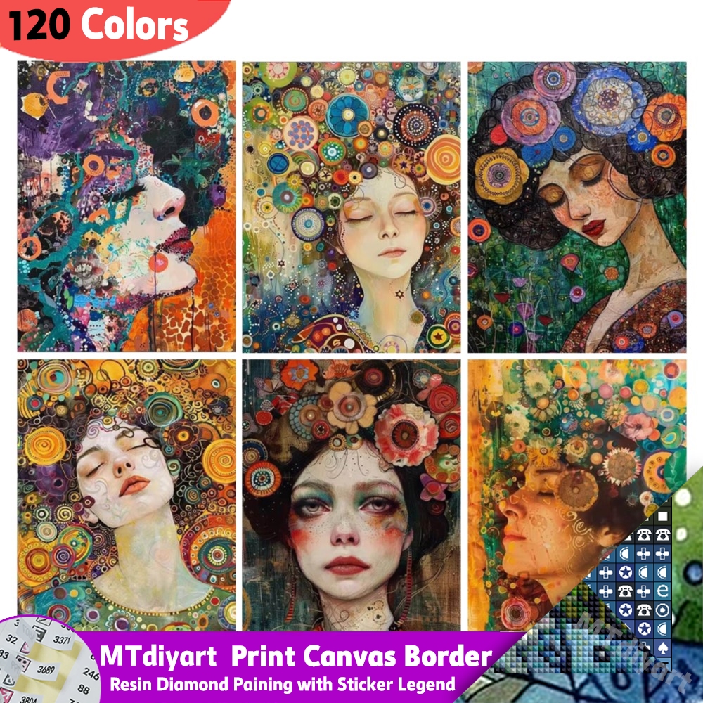 Vintage Cartoon Collectible - 120 Colors Resin Diy Diamond Arts