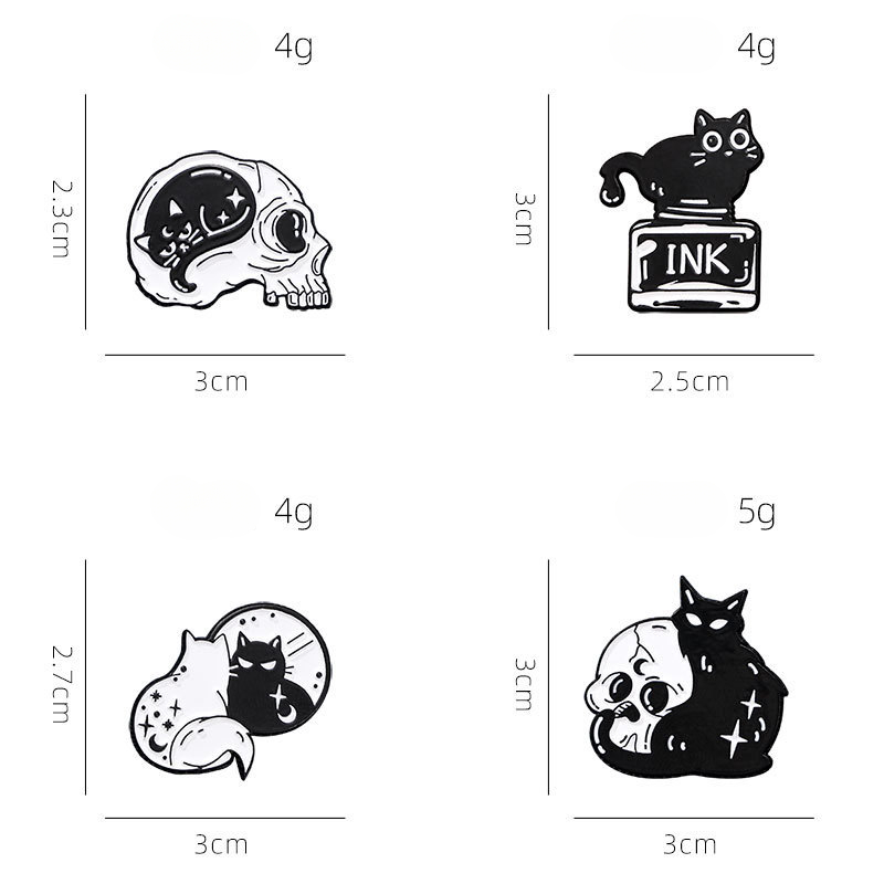 Cute Black Cat Collection Plan - Vintage Cartoon Collectible reseña y precio