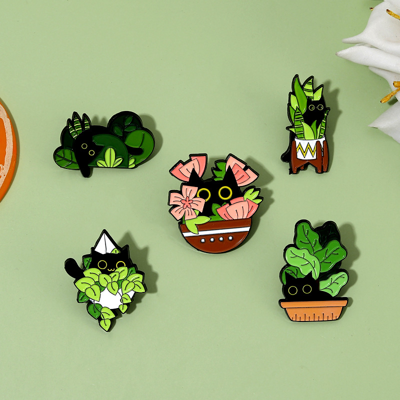 Cute Black Cat Collection Plan - Vintage Cartoon Collectible reseña y precio