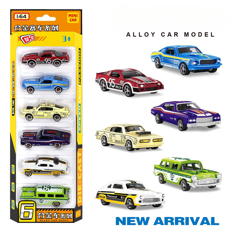 1:64 Alloy retro racing car 6- - Vintage Collectibles Toys reseña y precio