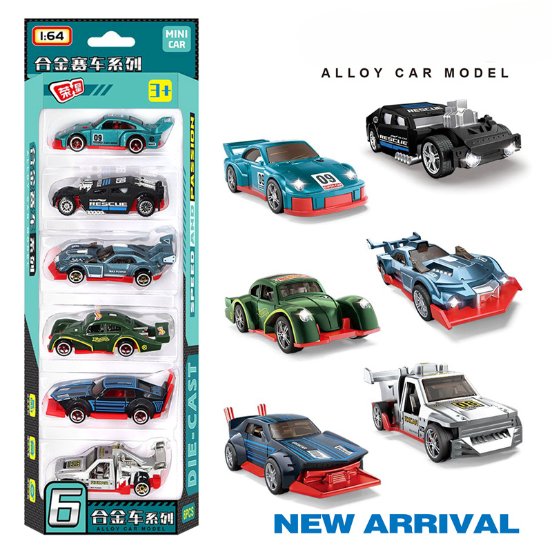 1:64 Alloy retro racing car 6- - Vintage Collectibles Toys reseña y precio