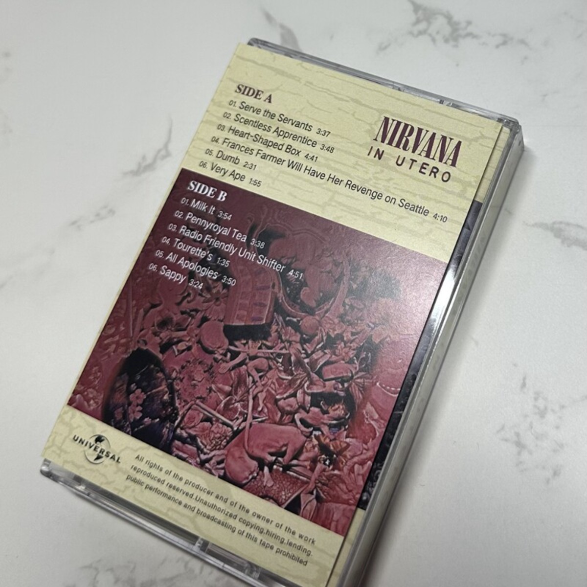 Nirvana in Utero Cassette Tape - Vintage Collection reseña y precio