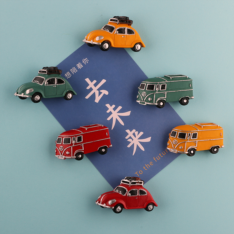 Car model 3D fridge magnets re - Vintage Cartoon Collectible reseña y precio