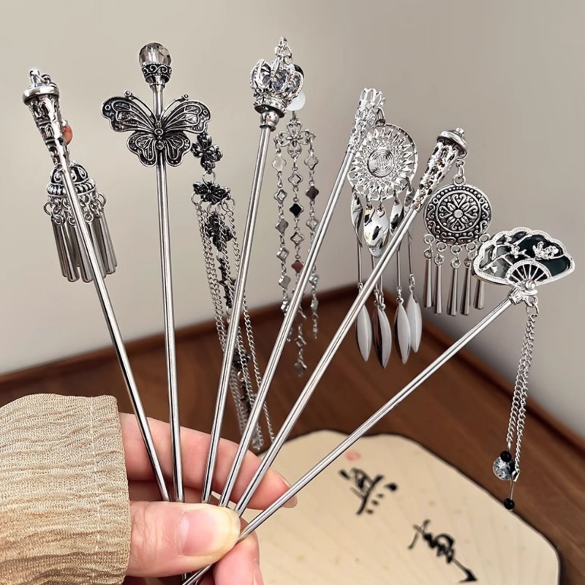 Elegant Women's Hairpin Antiqu - Vintage Jewelry Collection reseña y precio