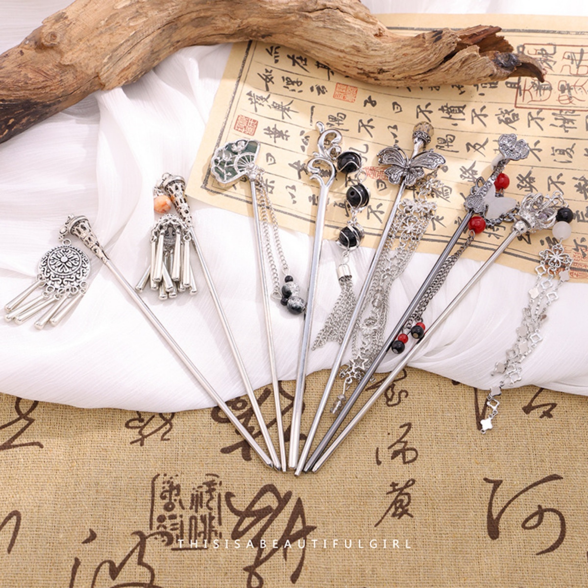 Elegant Women's Hairpin Antiqu - Vintage Jewelry Collection reseña y precio