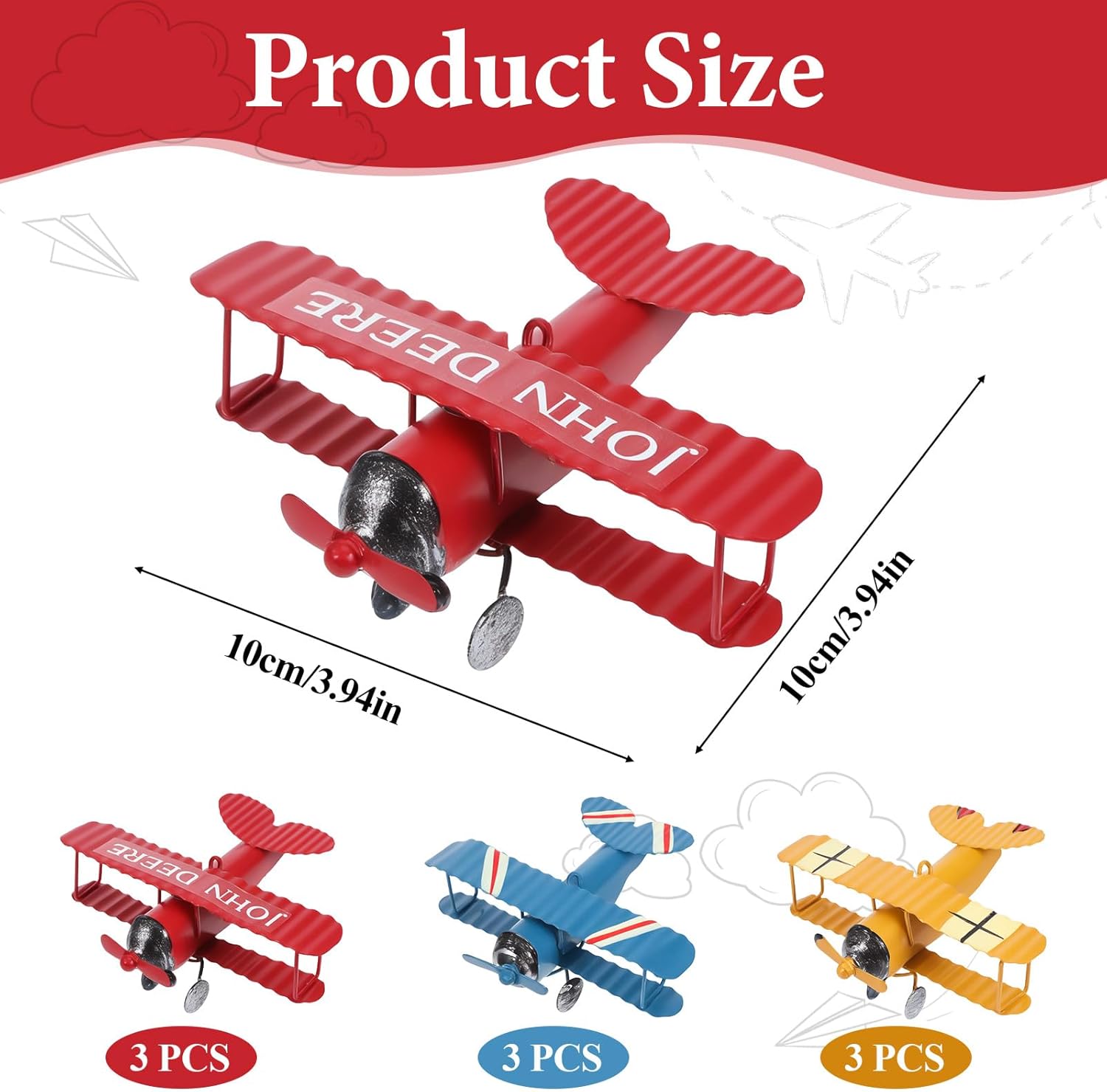 Vintage Metal Airplane Model R - Vintage Collectible Furniture reseña y precio