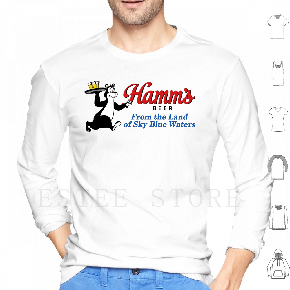 Hamm's Beer Bear Design Hoodie - Vintage Collectible Bears reseña y precio