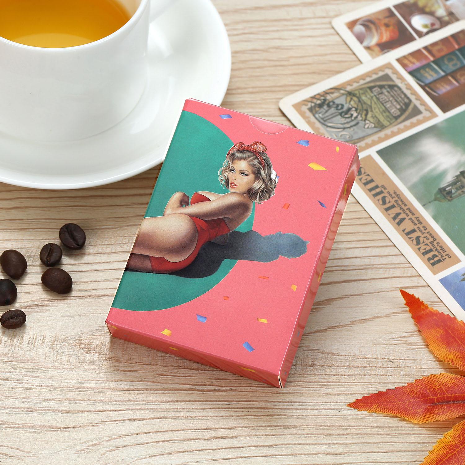 Vintage Deck Cards Retro Poker - Vintage Collectible Board Games reseña y precio