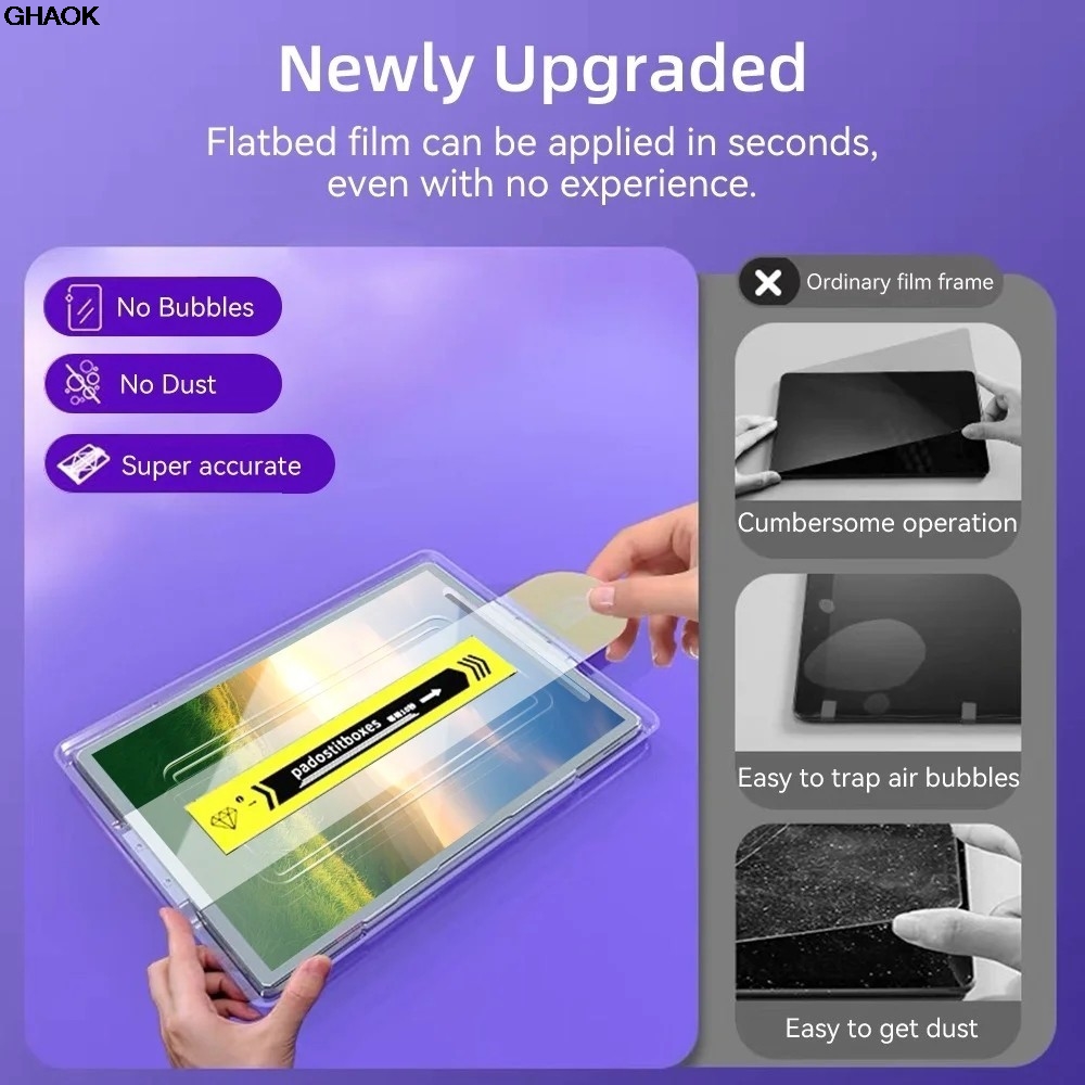Auto Install Tempered Glass Fo - Instant Film Pack reseña y precio
