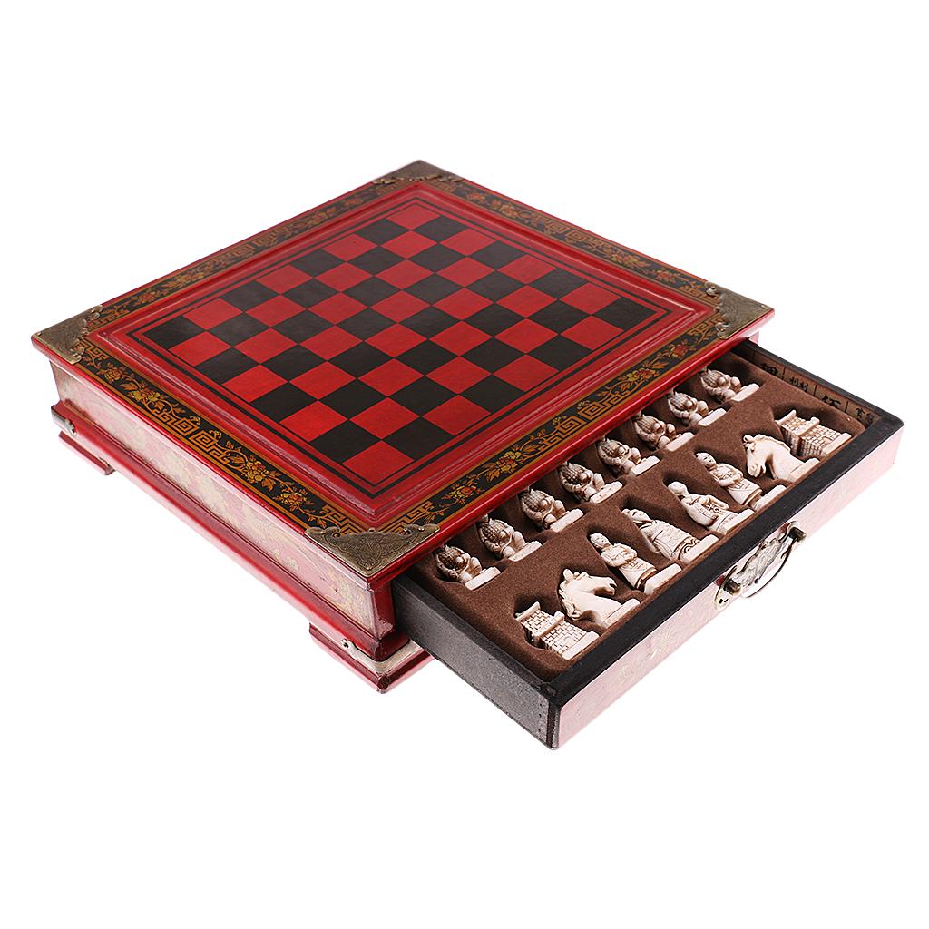Chinese Chess Set Resin Antiqu - Vintage Collectible Board Games reseña y precio