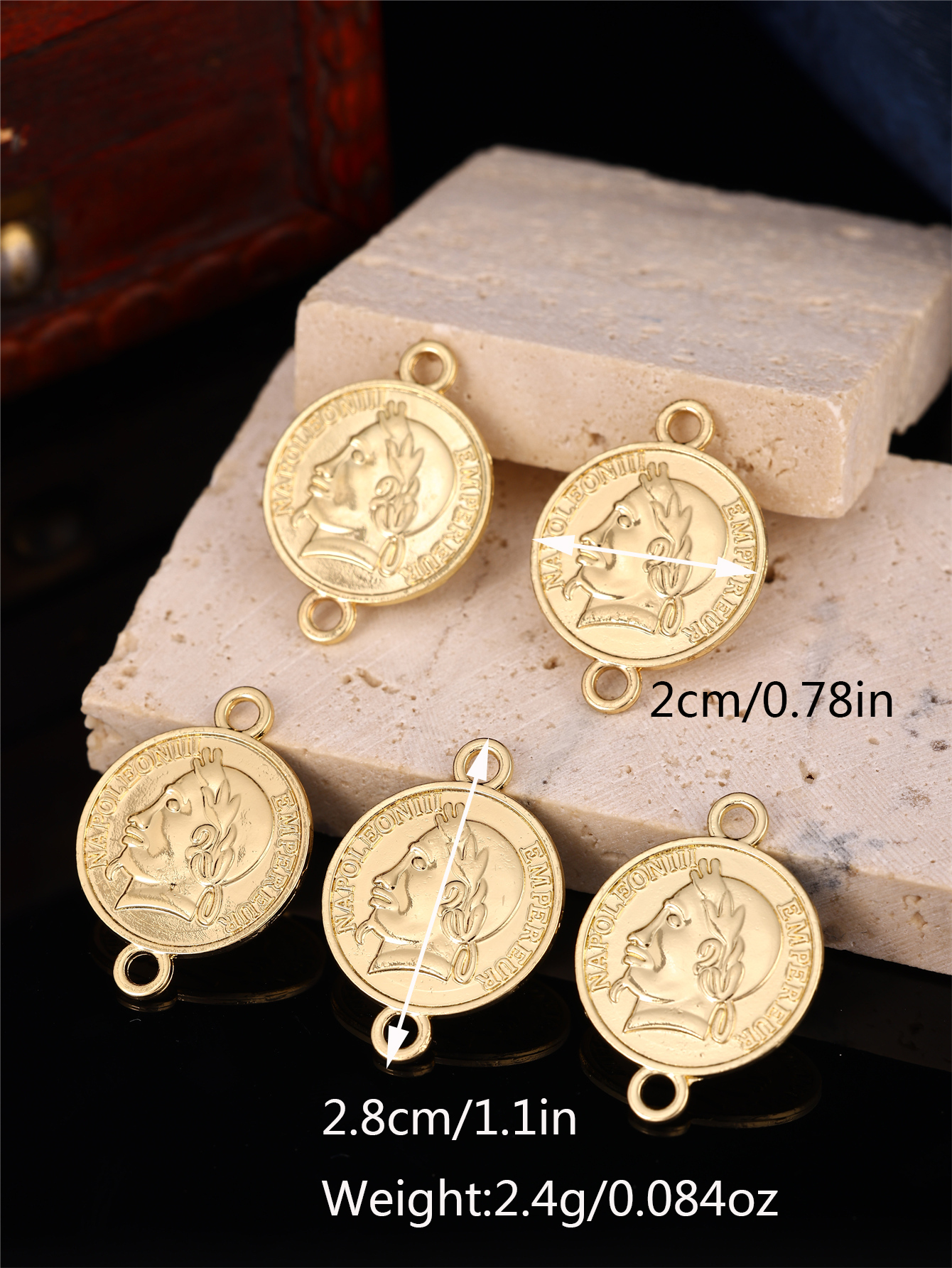 Coin-Shaped DIY Women's Robe A - Vintage Jewelry Collection reseña y precio