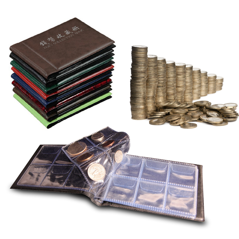 60 Pockets Coin Collecting Alb - Collectible Vintage Photos reseña y precio