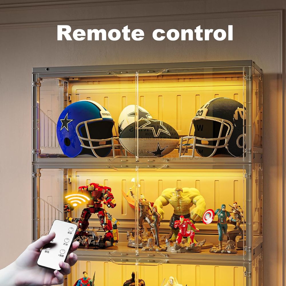 Black Glass Display Case with  - Collectible Collection reseña y precio