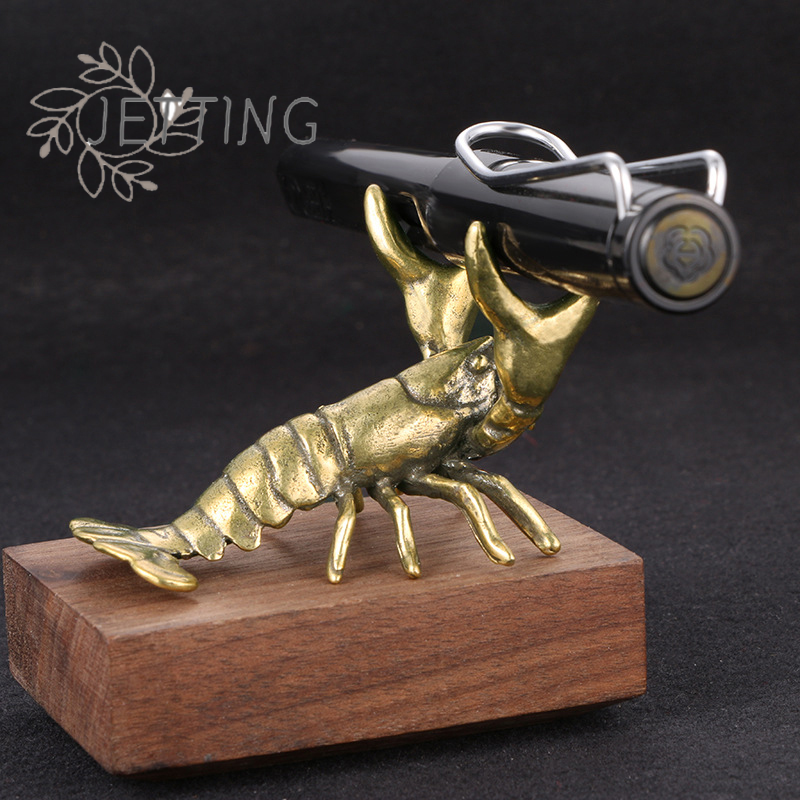 (SMTGDP11)Solid Brass Crayfish - Vintage Collectible Furniture reseña y precio