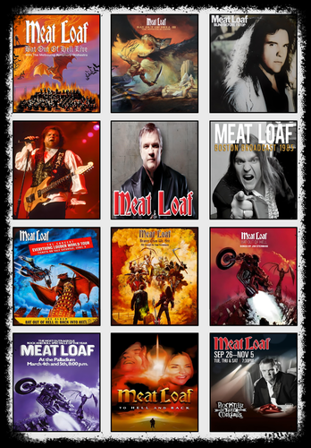 Metal Signs Meatloaf Collectio - Vintage Collectible Posters reseña y precio