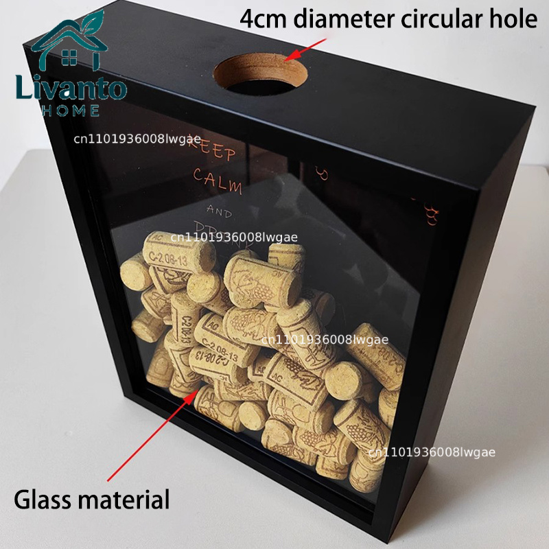 Red Wine Cork Display Frame Wo - Collectible Vintage Photos reseña y precio