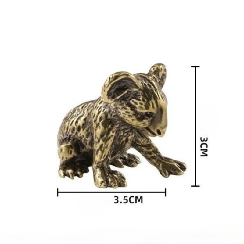 1 PC Vintage Hand Carved Brass - Vintage Collectible Bears reseña y precio