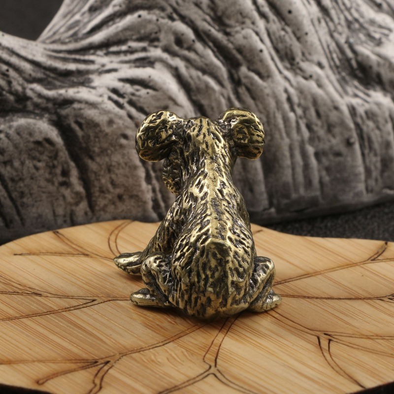 1 PC Vintage Hand Carved Brass - Vintage Collectible Bears reseña y precio