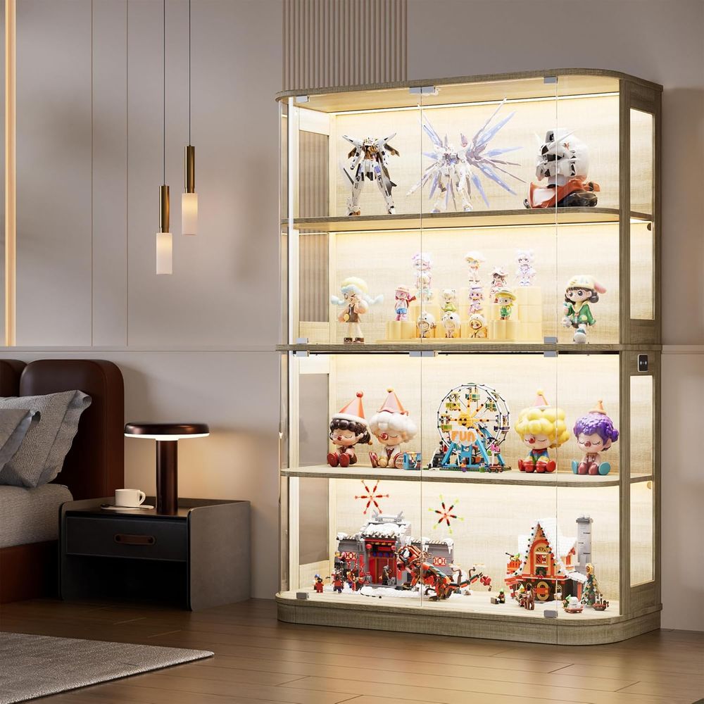 47.2 Glass-Door 4-Tier Display - Collectible Collection reseña y precio