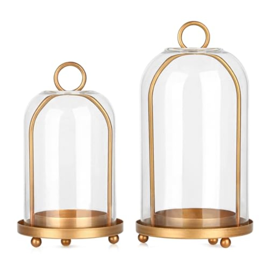 Vintage Brass Metal Candle Lan - Vintage Collectible Glass reseña y precio