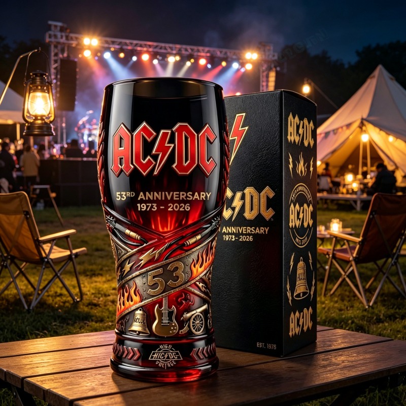 RURUYA AC/DC 53rd Anniversary  - Vintage Collectible Glass reseña y precio
