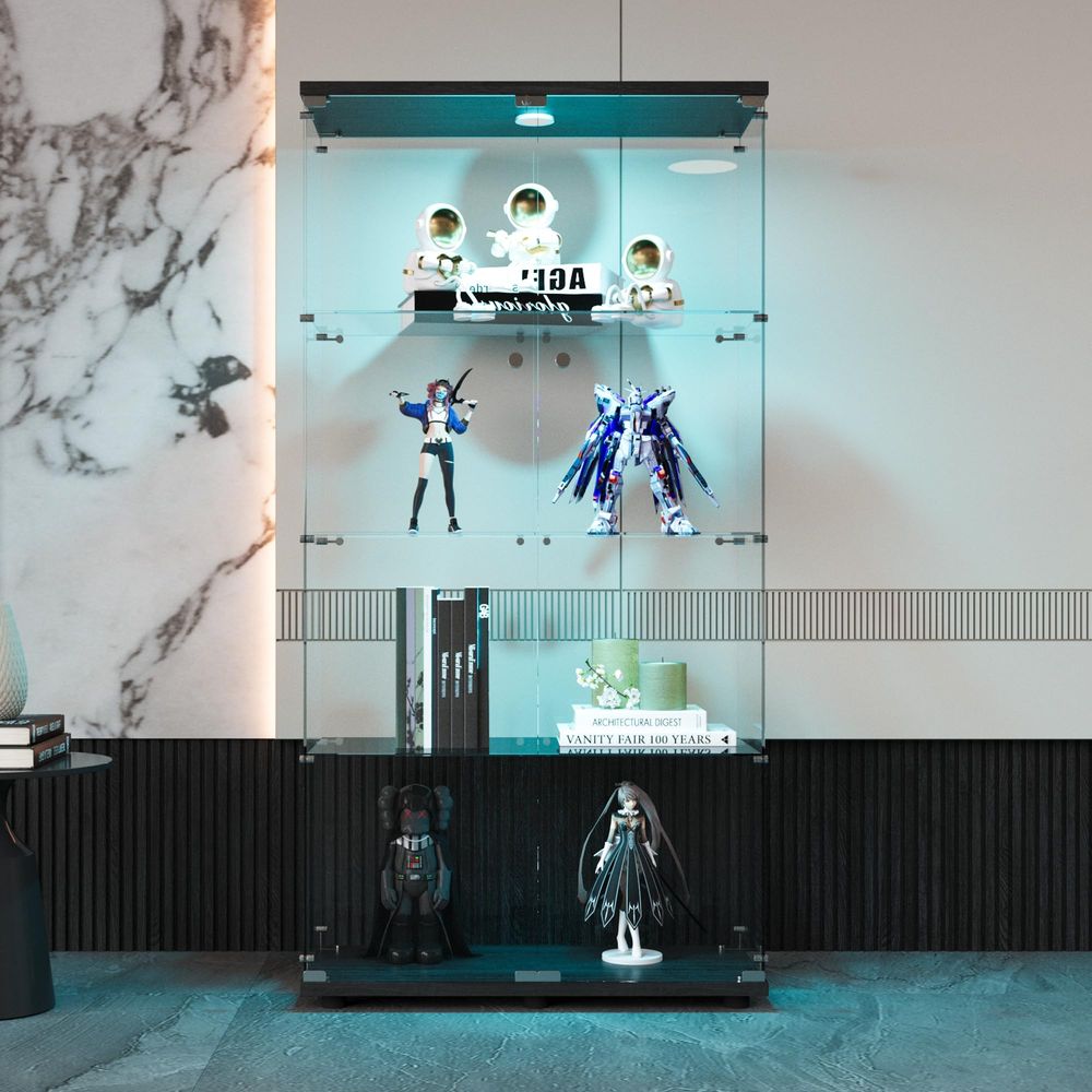 4Shelf Tempered Glass Display  - Collectible Collection reseña y precio