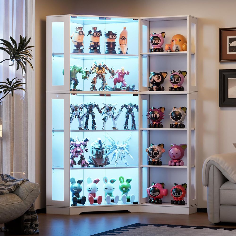 White LED-Illuminated Glass Di - Collectible Collection reseña y precio