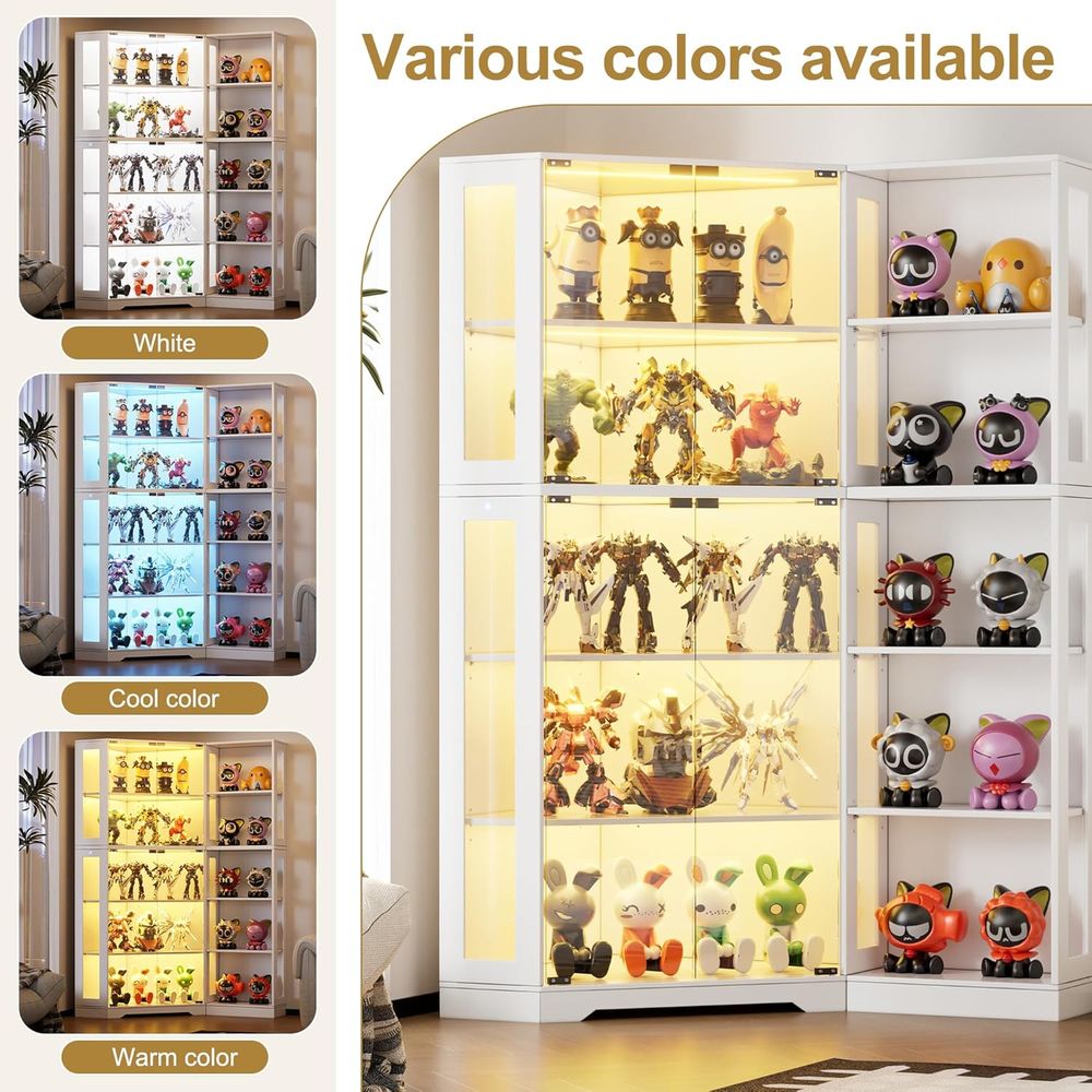 White LED-Illuminated Glass Di - Collectible Collection reseña y precio