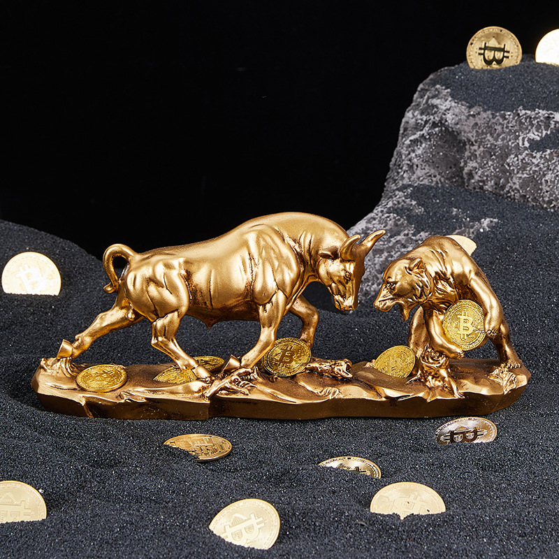 Feng Shui Bear Bull Statue Col - Vintage Collectible Bears reseña y precio