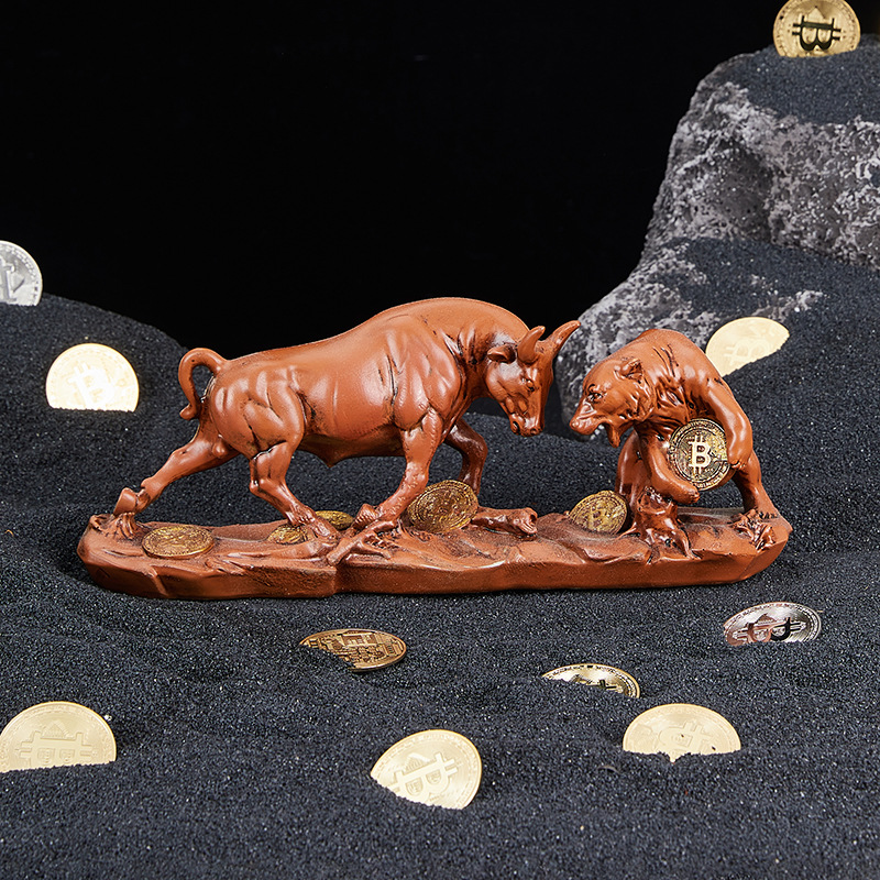 Feng Shui Bear Bull Statue Col - Vintage Collectible Bears reseña y precio