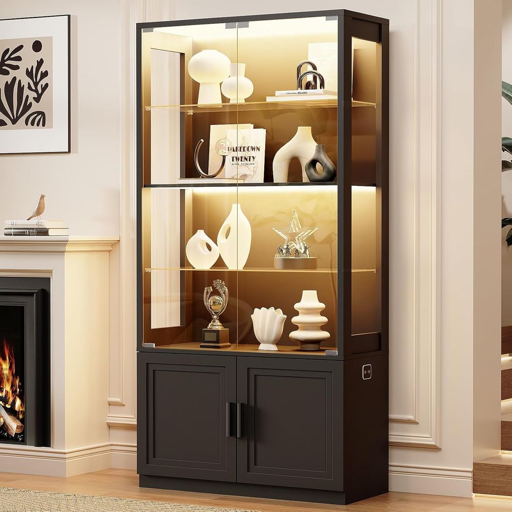 67 4-Tier Glass Display Cabine - Collectible Collection reseña y precio