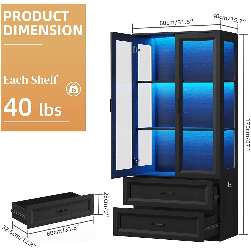 LED-Illuminated Acrylic Displa - Collectible Collection reseña y precio