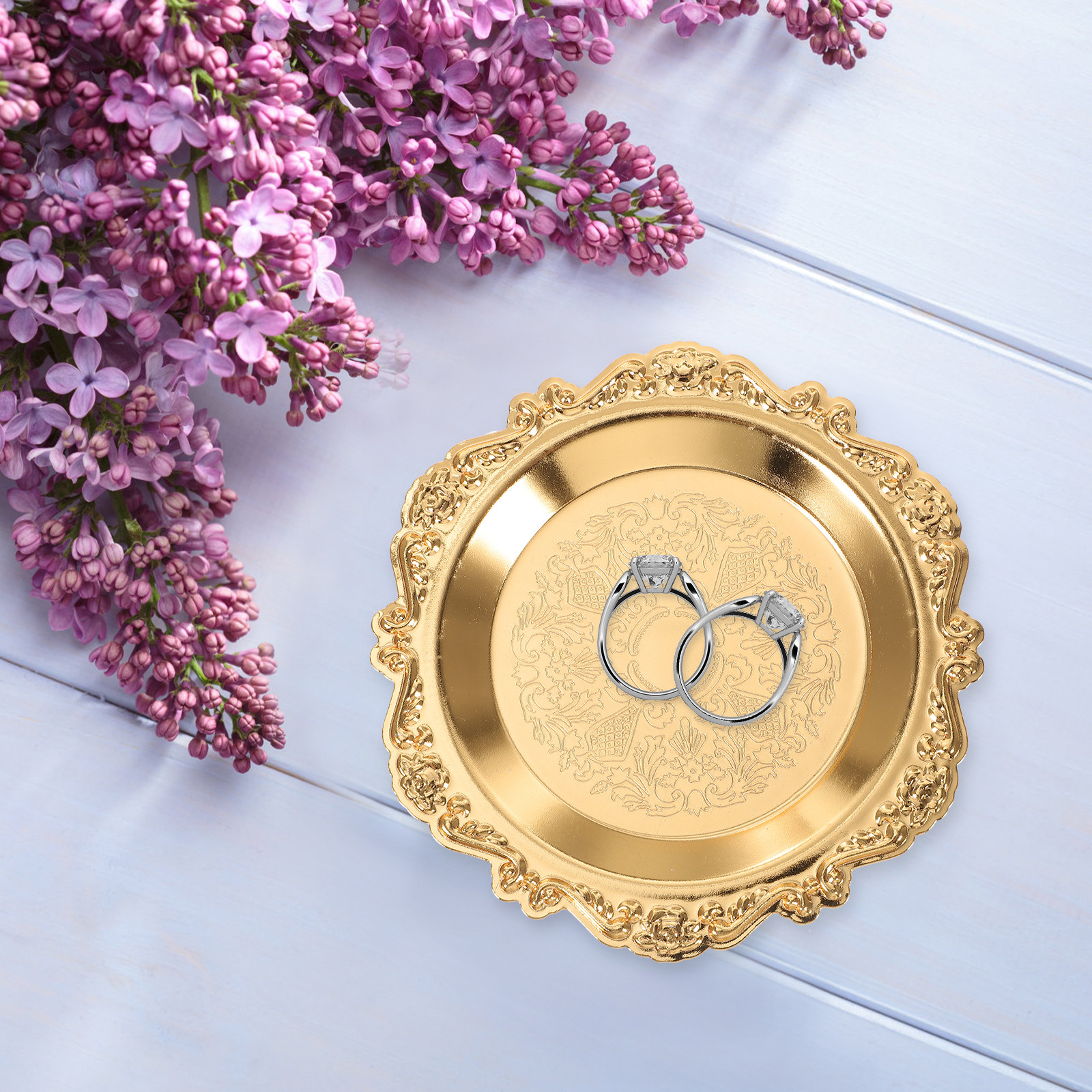 Copper Vintage Jewelry Tray De - Collectible Vintage Photos reseña y precio