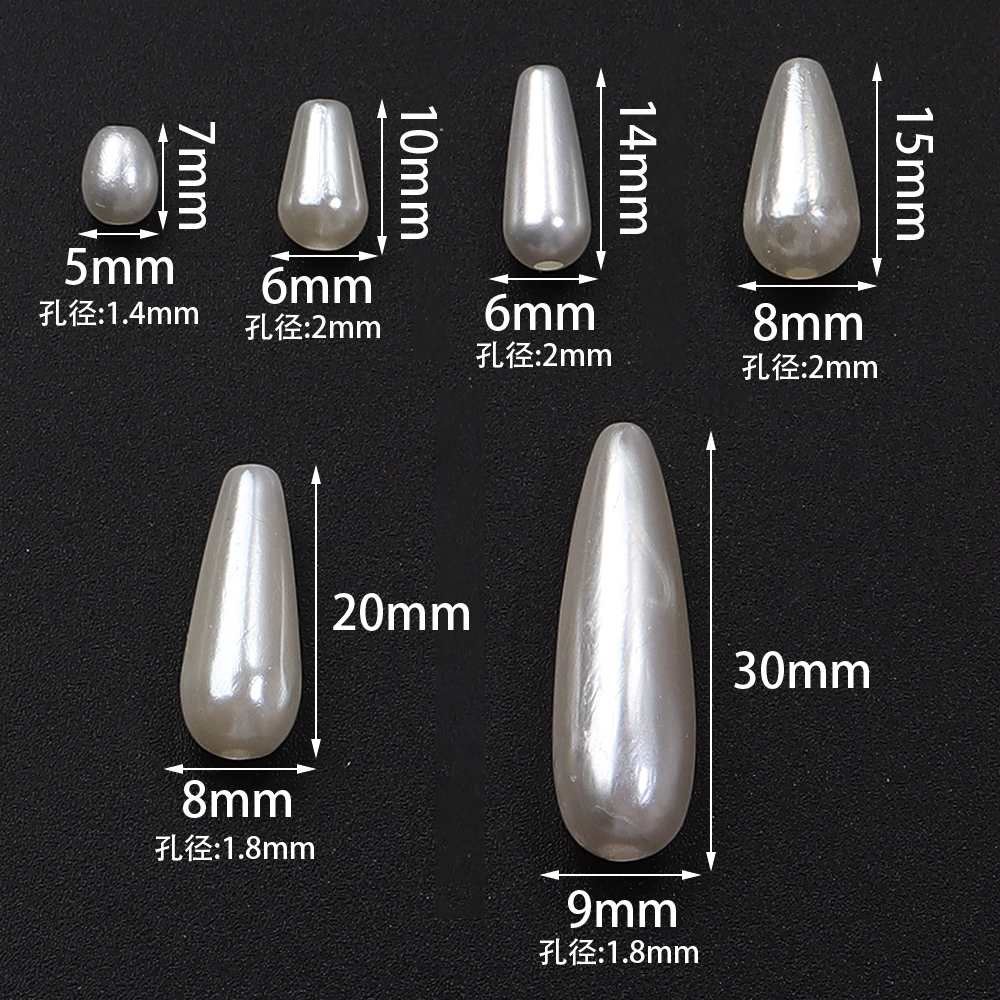 30-500pcs/lot Biege Waterdrop  - Vintage Jewelry Collection reseña y precio