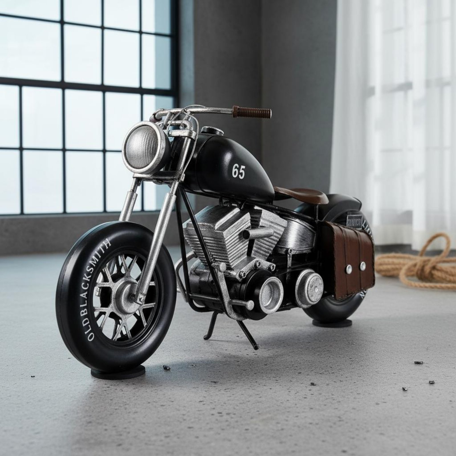 Metal Motorcycle Model Europea - Collectible Vintage Photos reseña y precio
