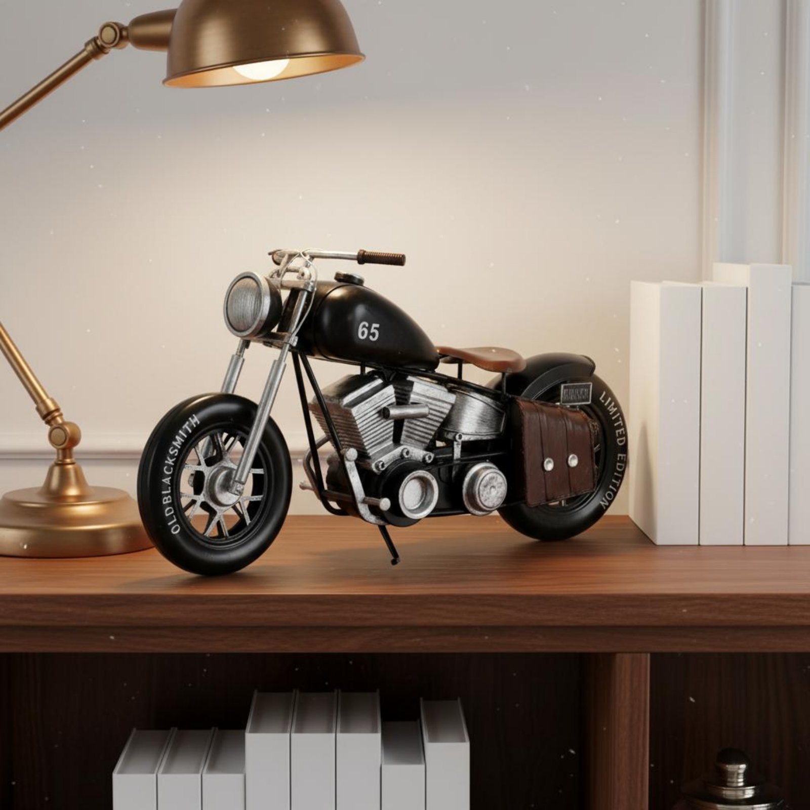 Metal Motorcycle Model Europea - Collectible Vintage Photos reseña y precio