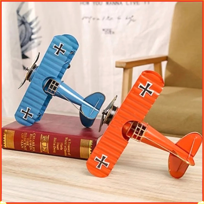 Vintage Retro Metal Plane Moto - Vintage Collectible Furniture reseña y precio