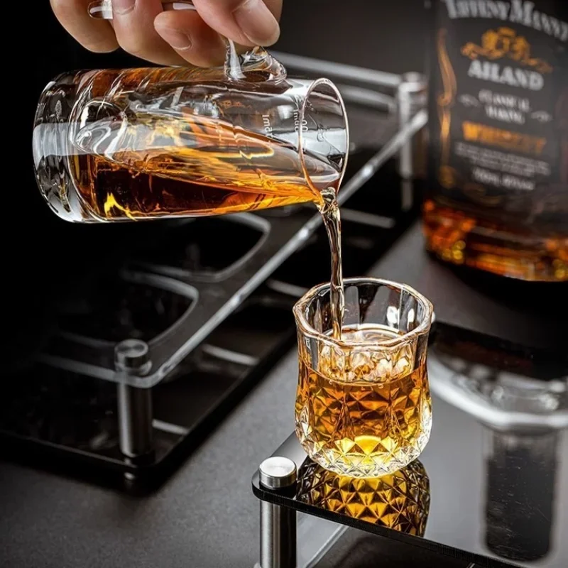 Vintage Diamond Cut Whiskey Gl - Vintage Collectible Glass reseña y precio