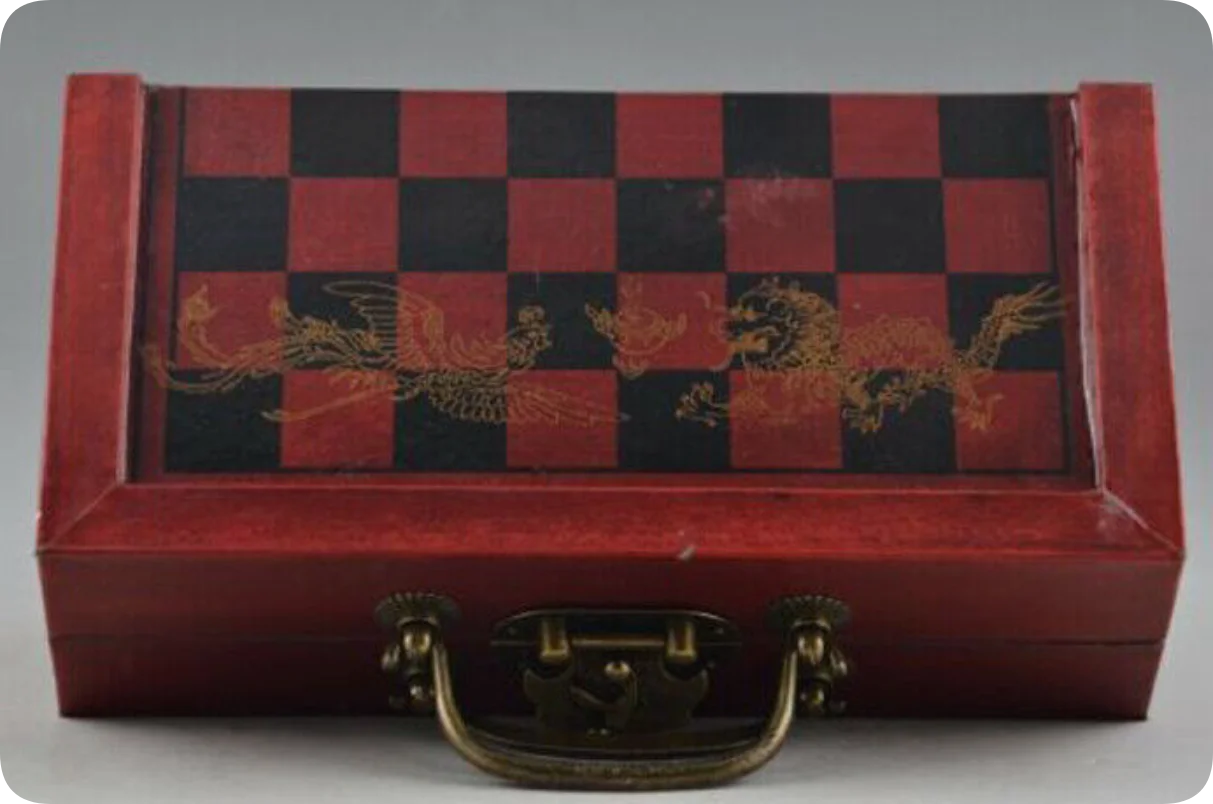 Foldable Vintage Chess Set Boa - Vintage Collectible Board Games reseña y precio