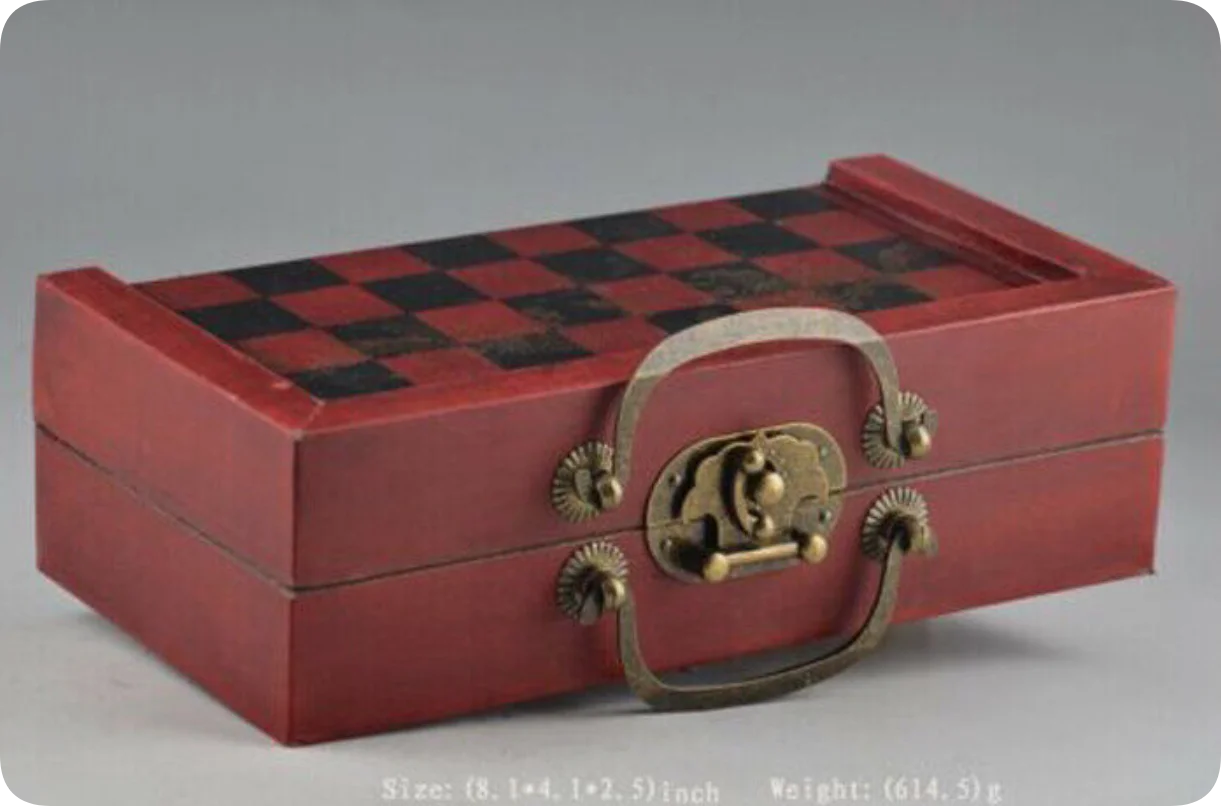 Foldable Vintage Chess Set Boa - Vintage Collectible Board Games reseña y precio