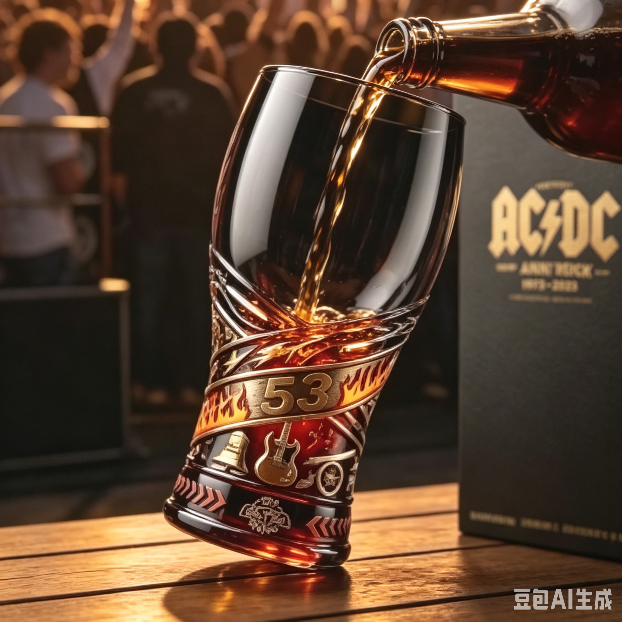 53rd Anniversary Classic Rock  - Vintage Collectible Glass reseña y precio