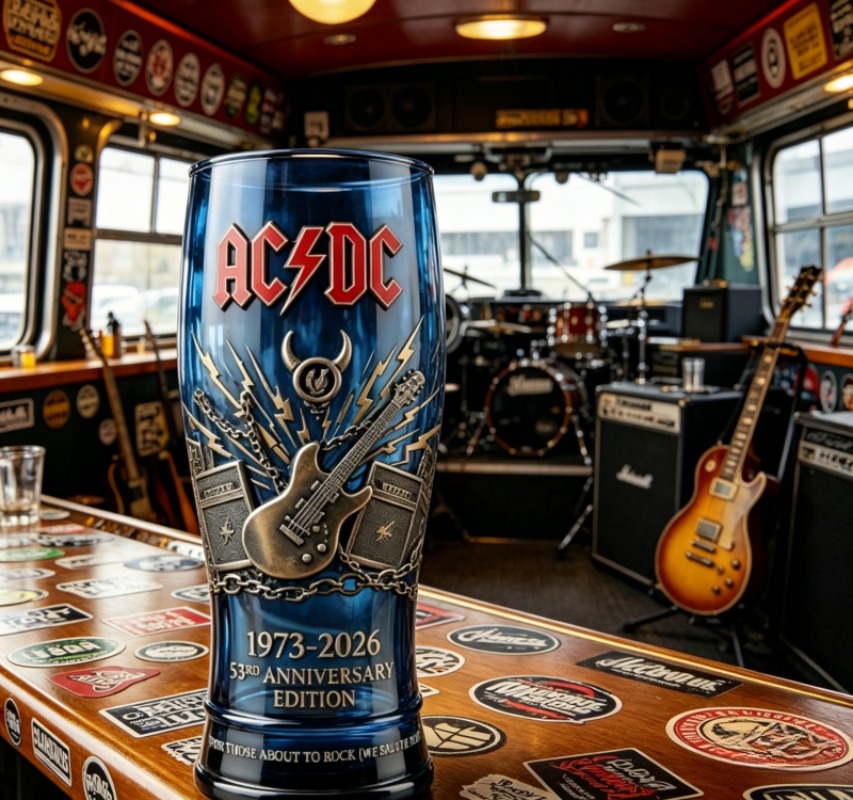 53rd Anniversary Classic Rock  - Vintage Collectible Glass reseña y precio